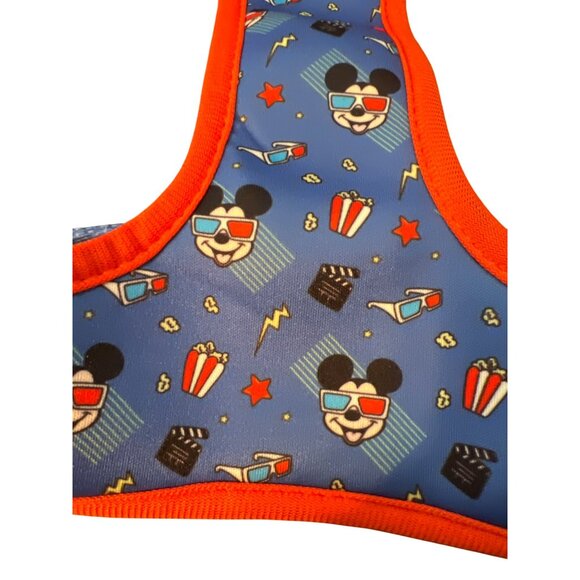 Disney Sassy Woof Adjustable Dog Harness Mickey Mouse Popcorn Red Blue Sz XL NWT - Picture 3 of 6